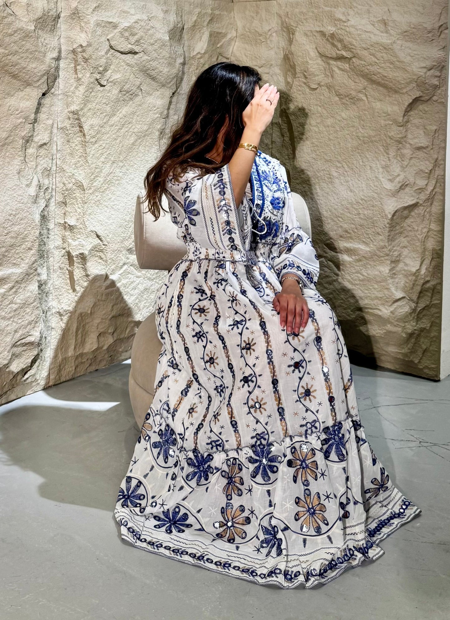 Blue occean dress - ROXO