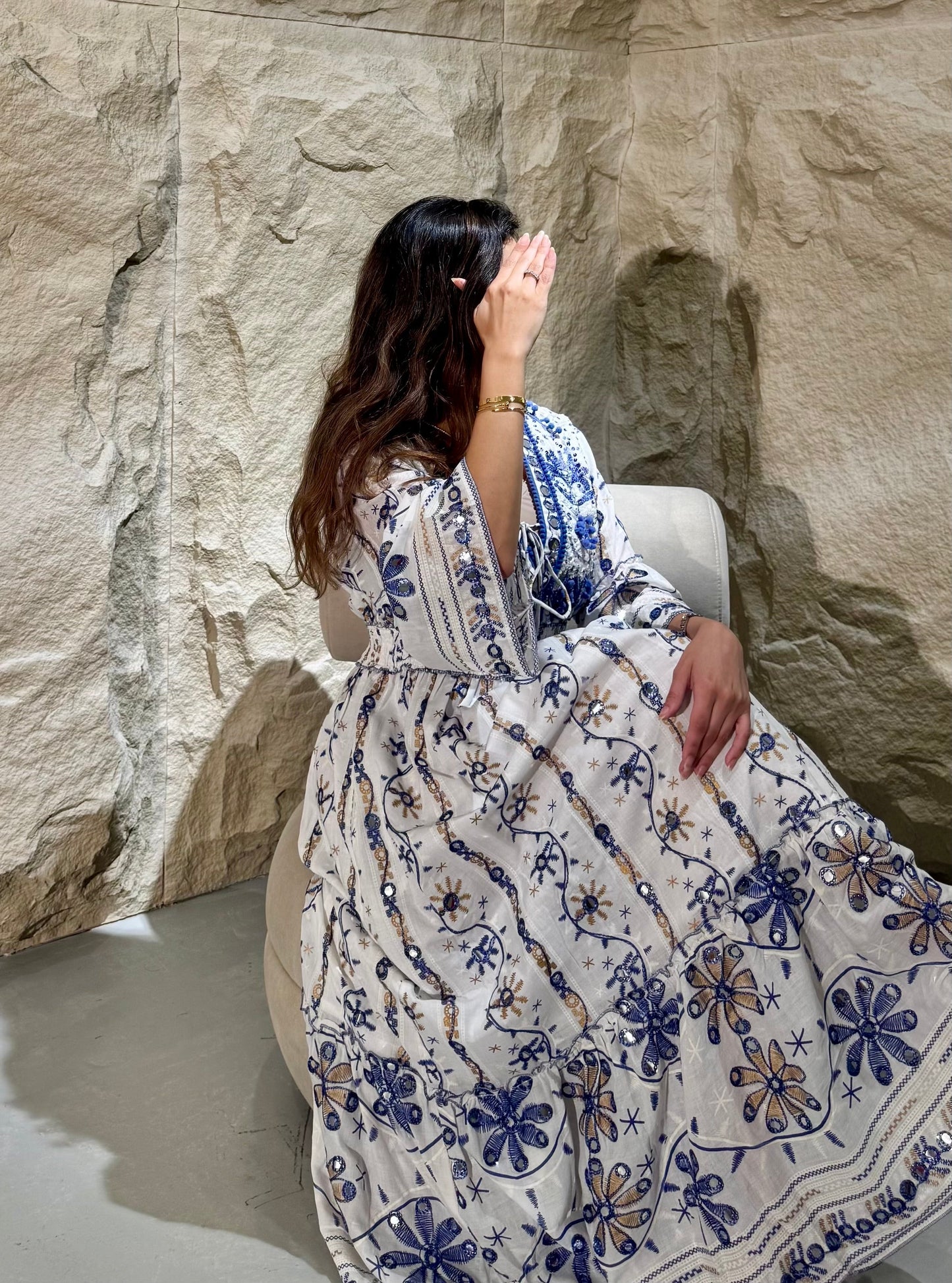 Blue occean dress - ROXO