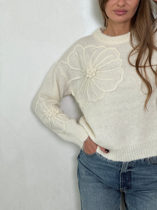 Floral sweater - ROXO