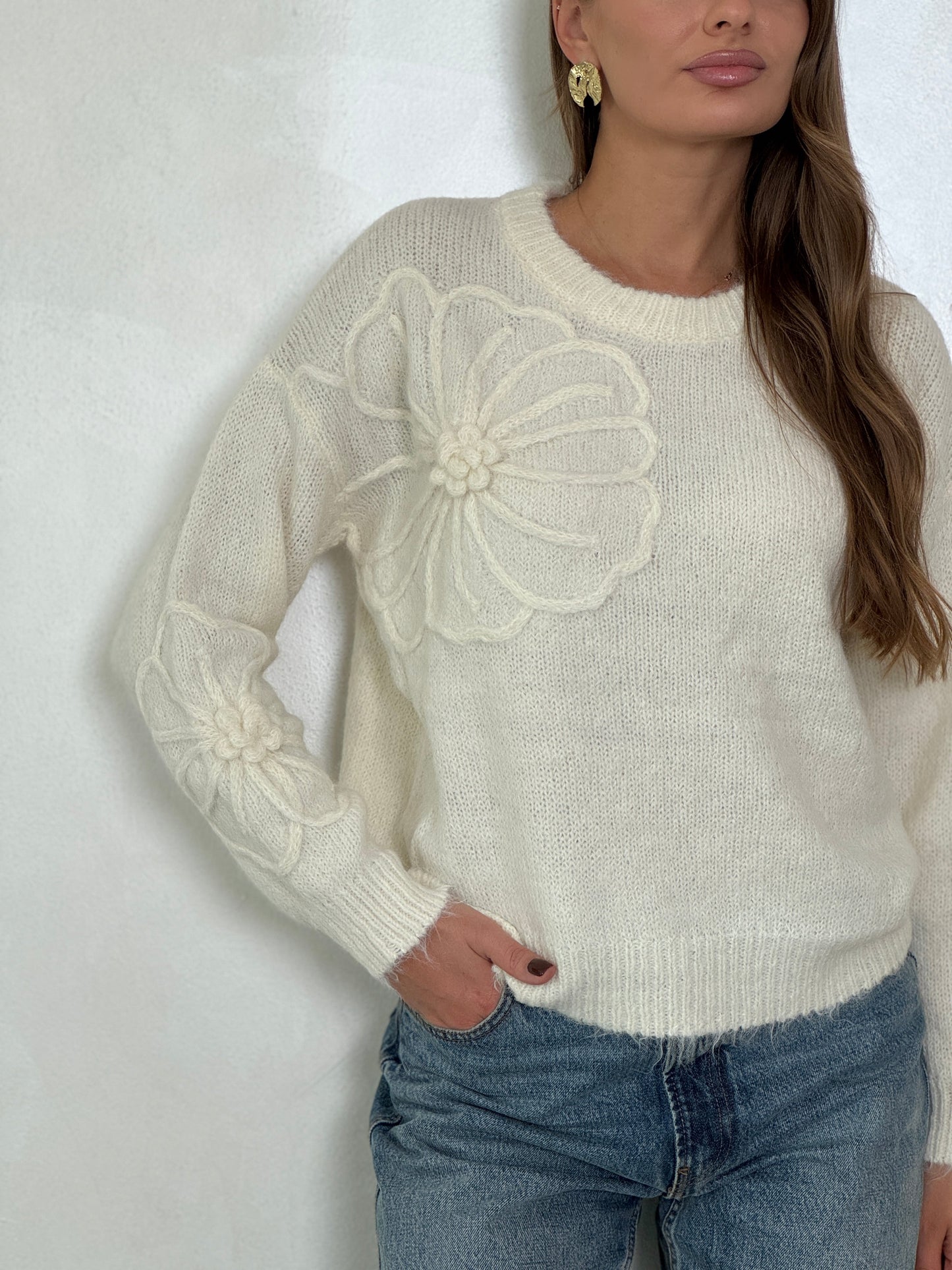 Floral sweater - ROXO