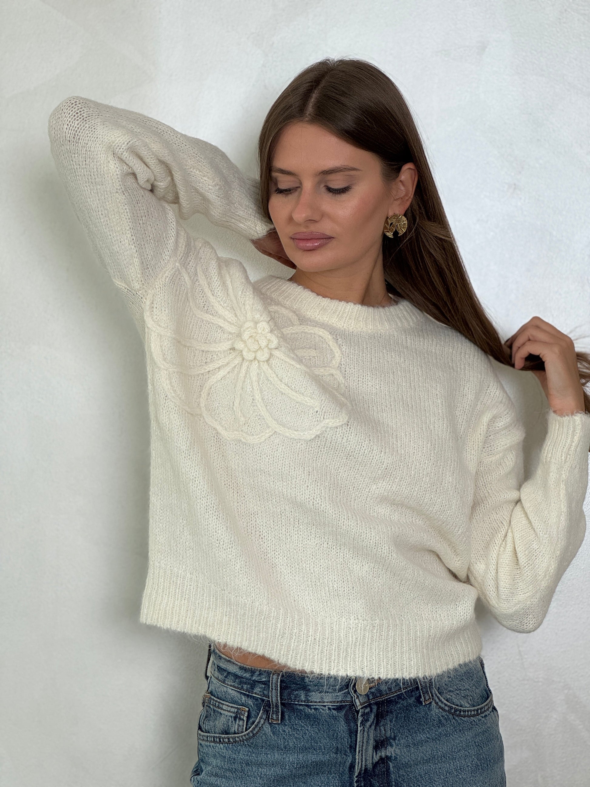 Floral sweater - ROXO