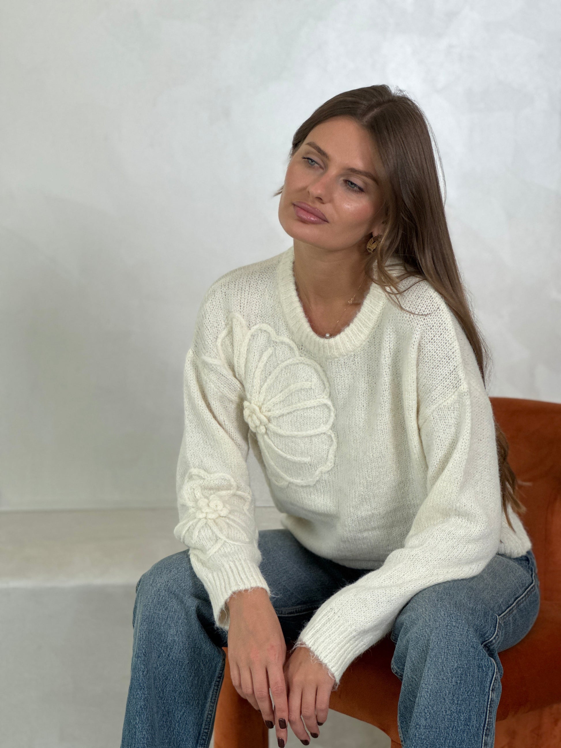 Floral sweater - ROXO