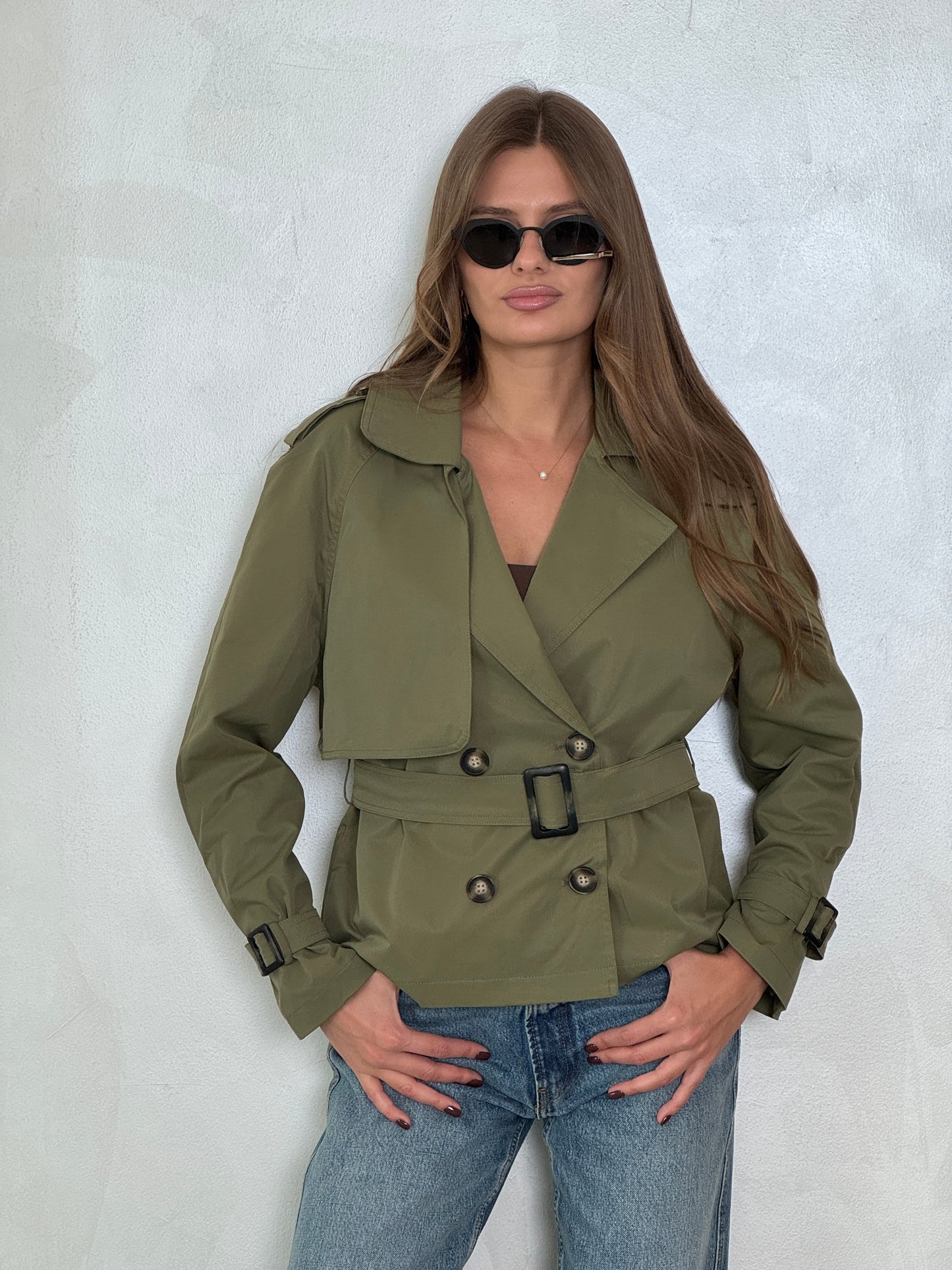 Khaki Trench Coat - ROXO