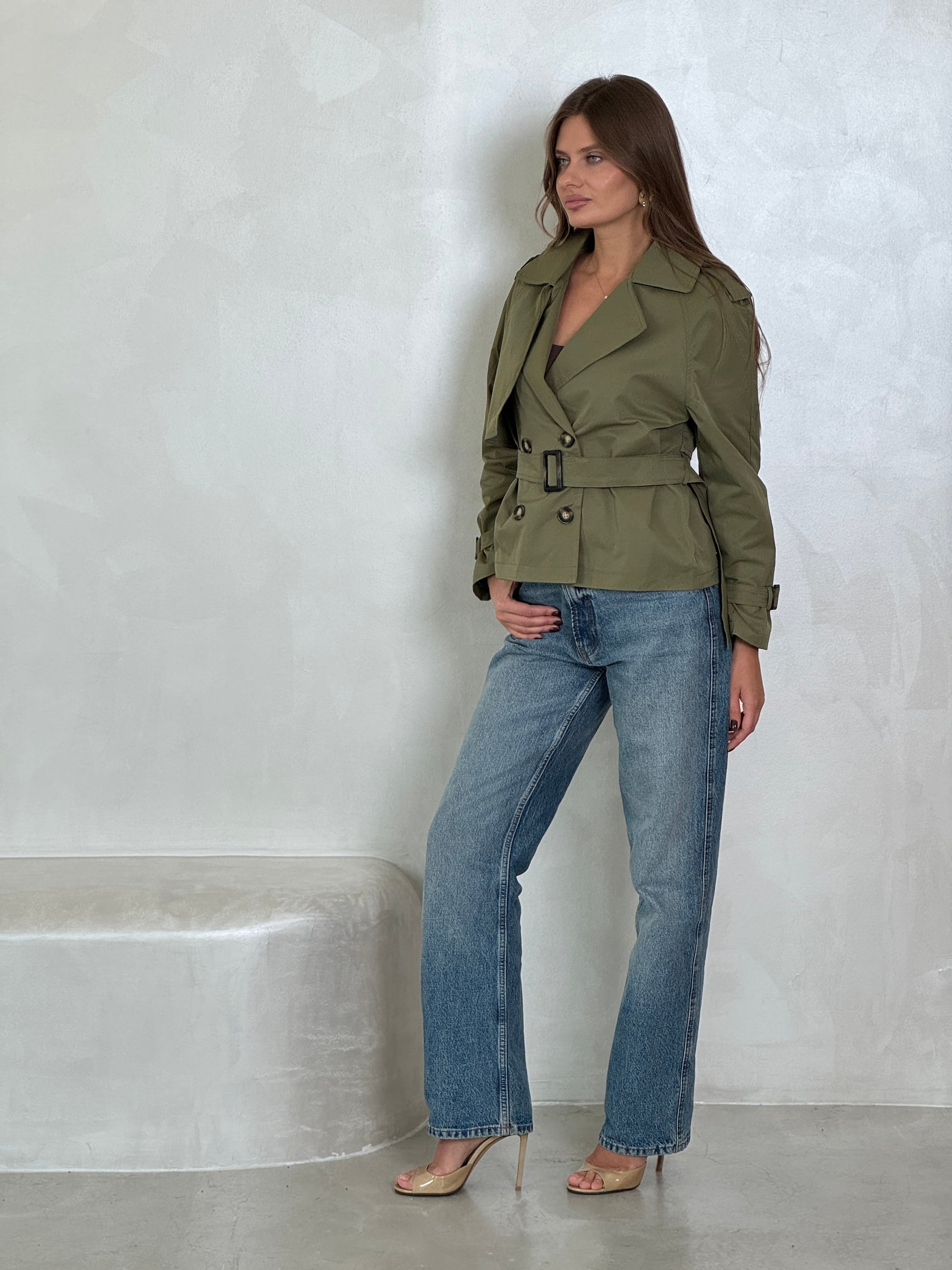 Khaki Trench Coat - ROXO