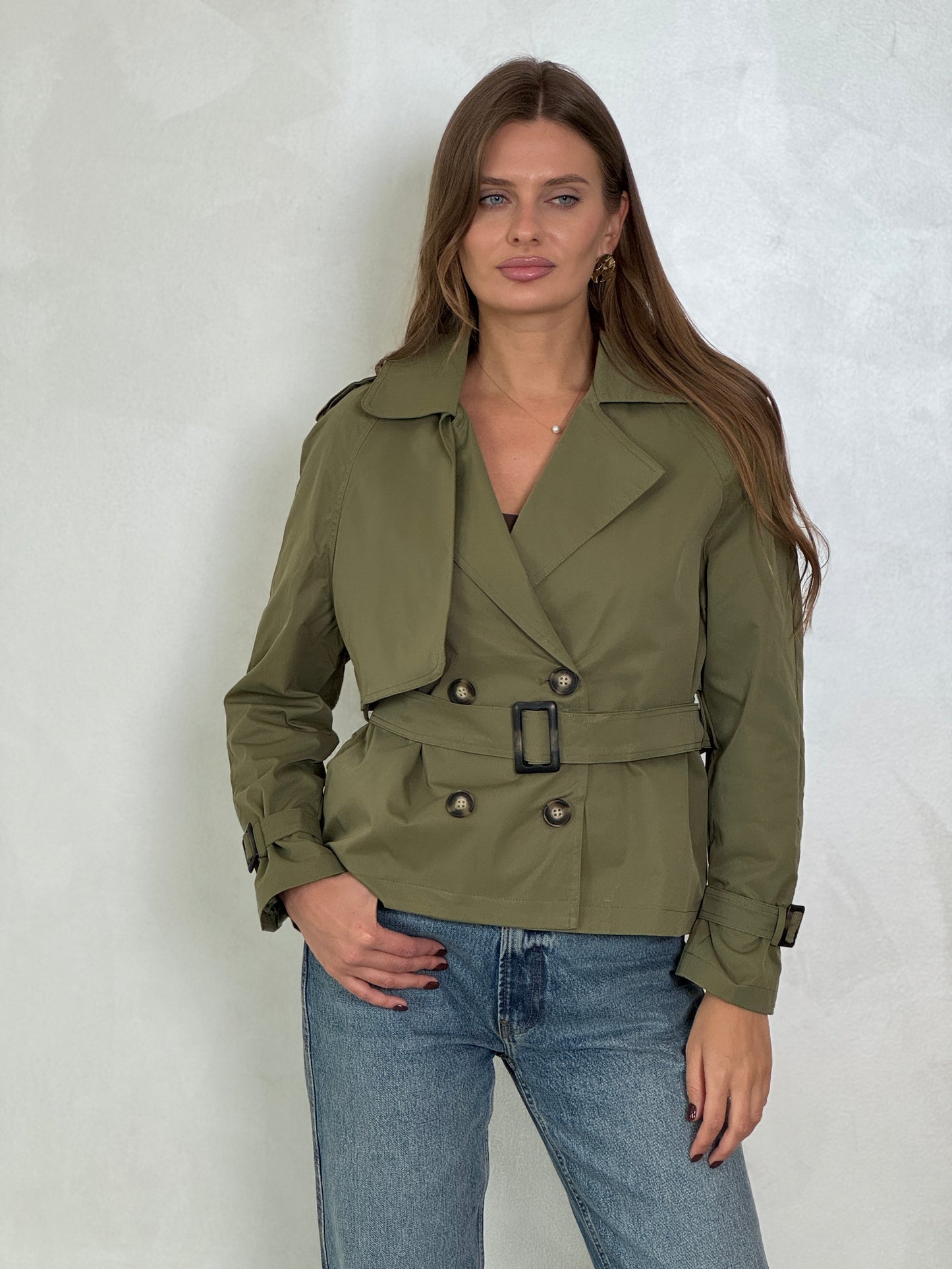 Khaki Trench Coat - ROXO