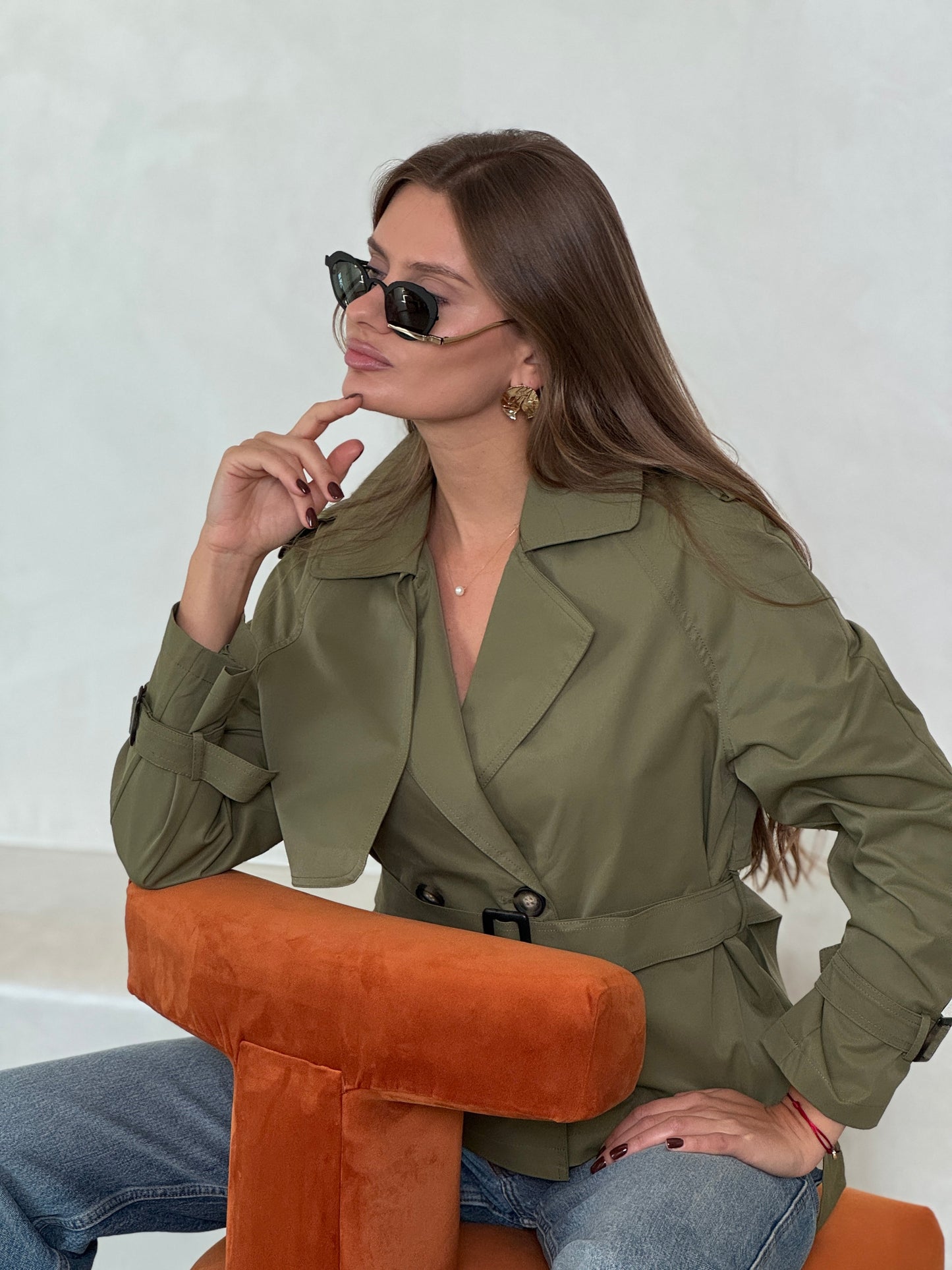 Khaki Trench Coat - ROXO