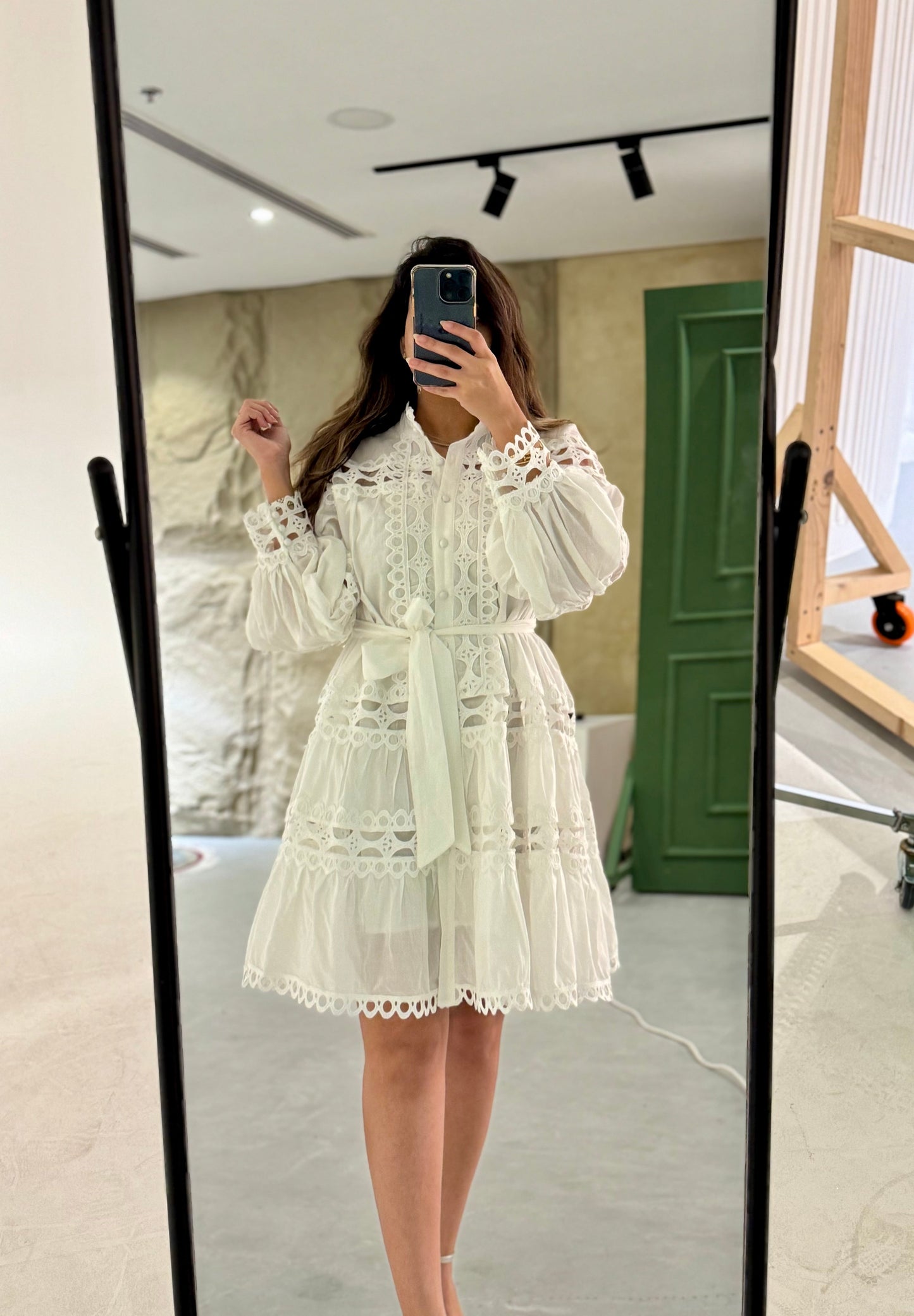 On the clouds dress ☁️ white - ROXO