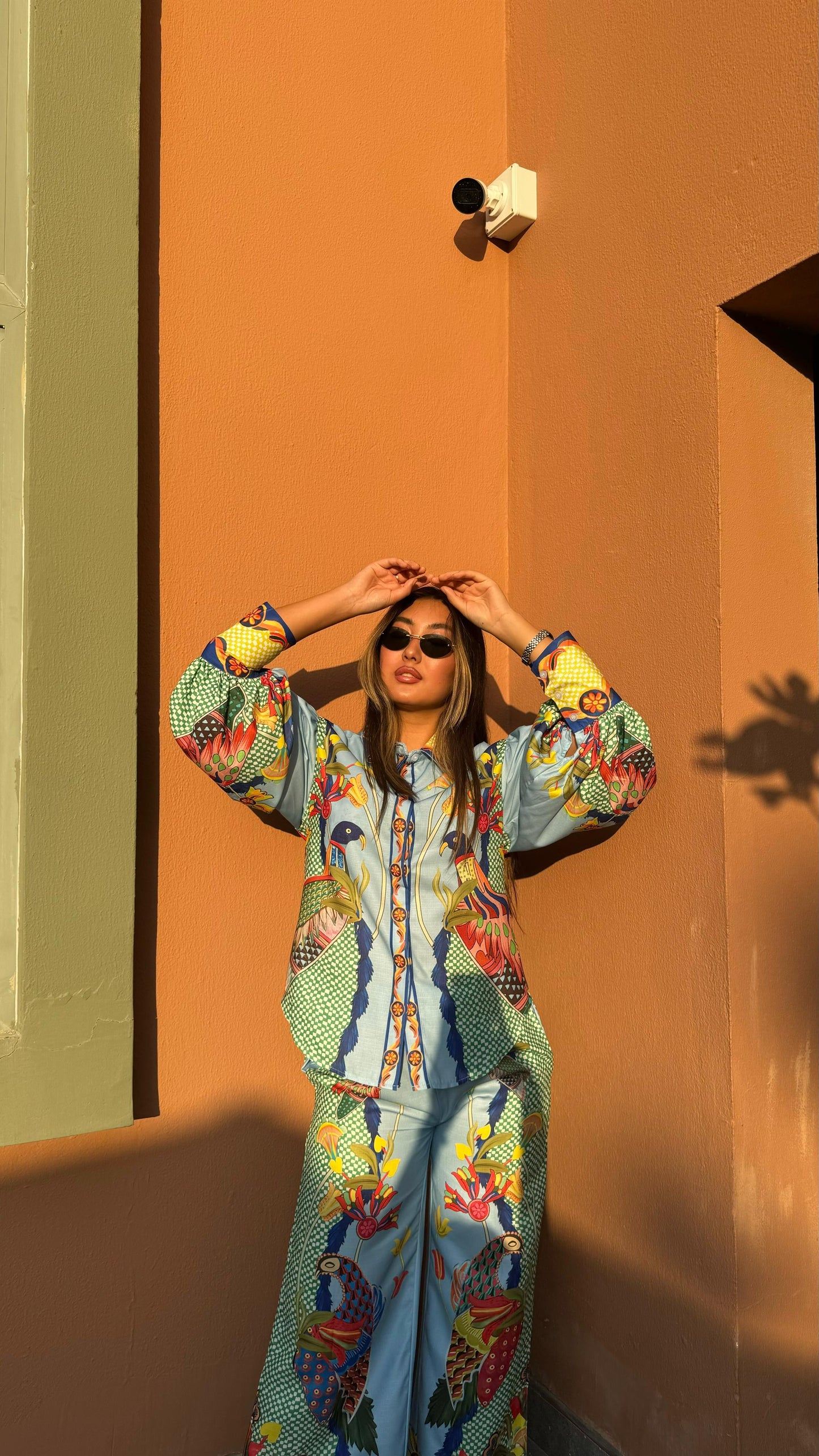 Peacock Linen set π¦ - ROXO