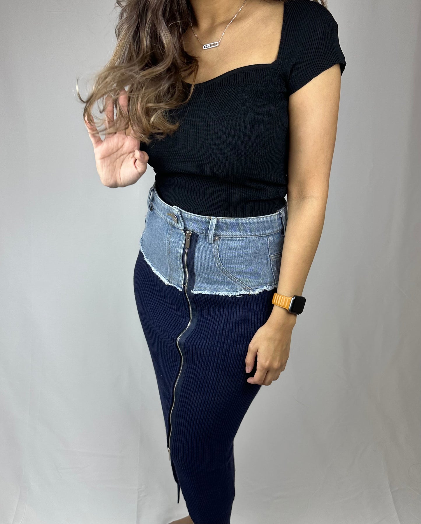 Short sleeve basic top - Roxo