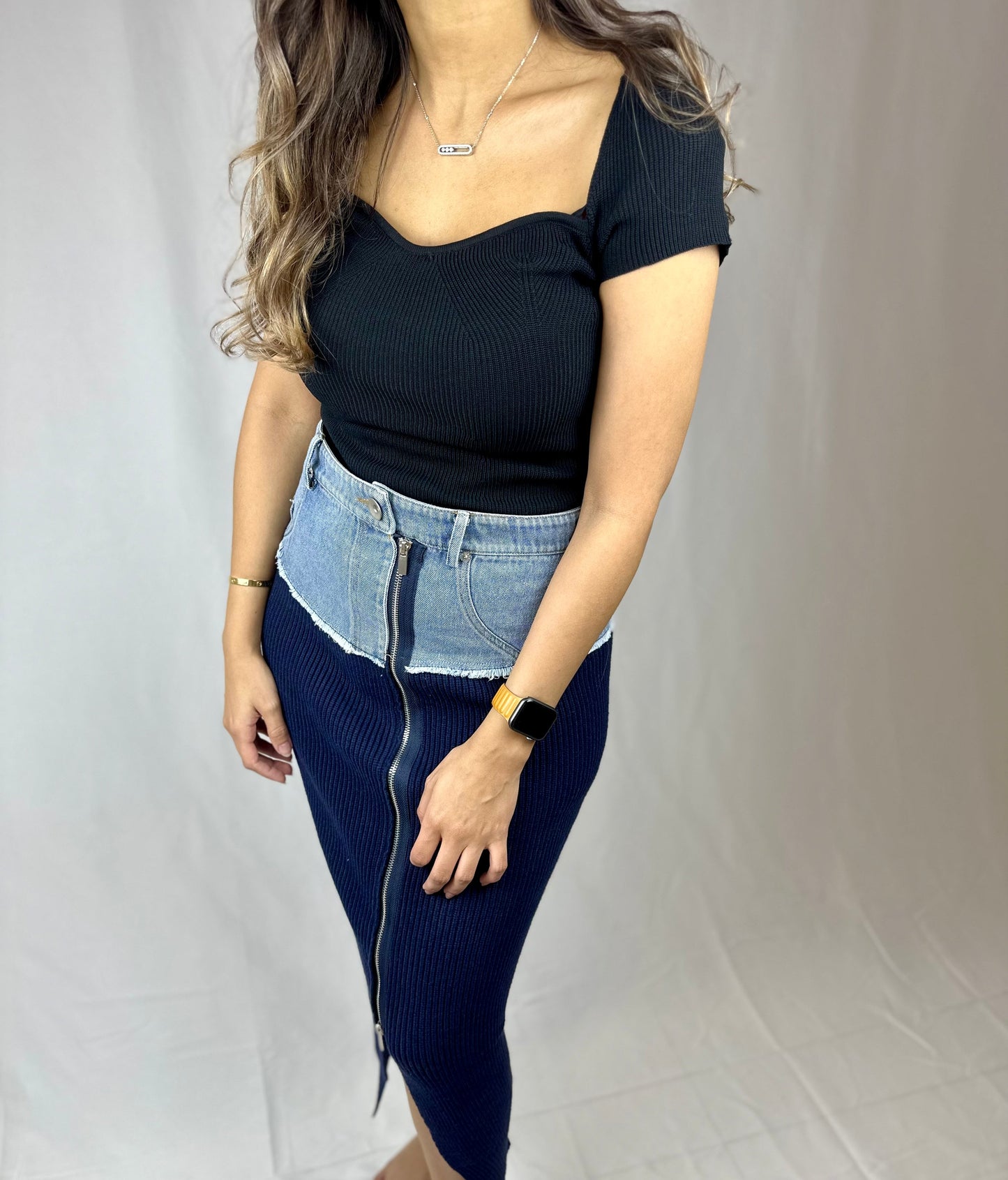 Short sleeve basic top - Roxo