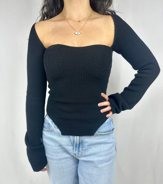 Long sleeve basic top