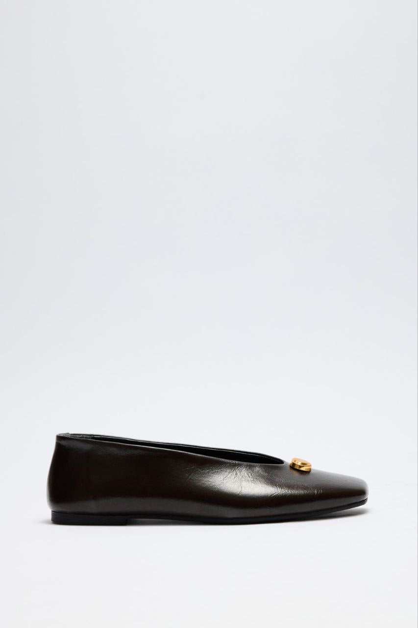 Soft leather ballet flats (preorder)