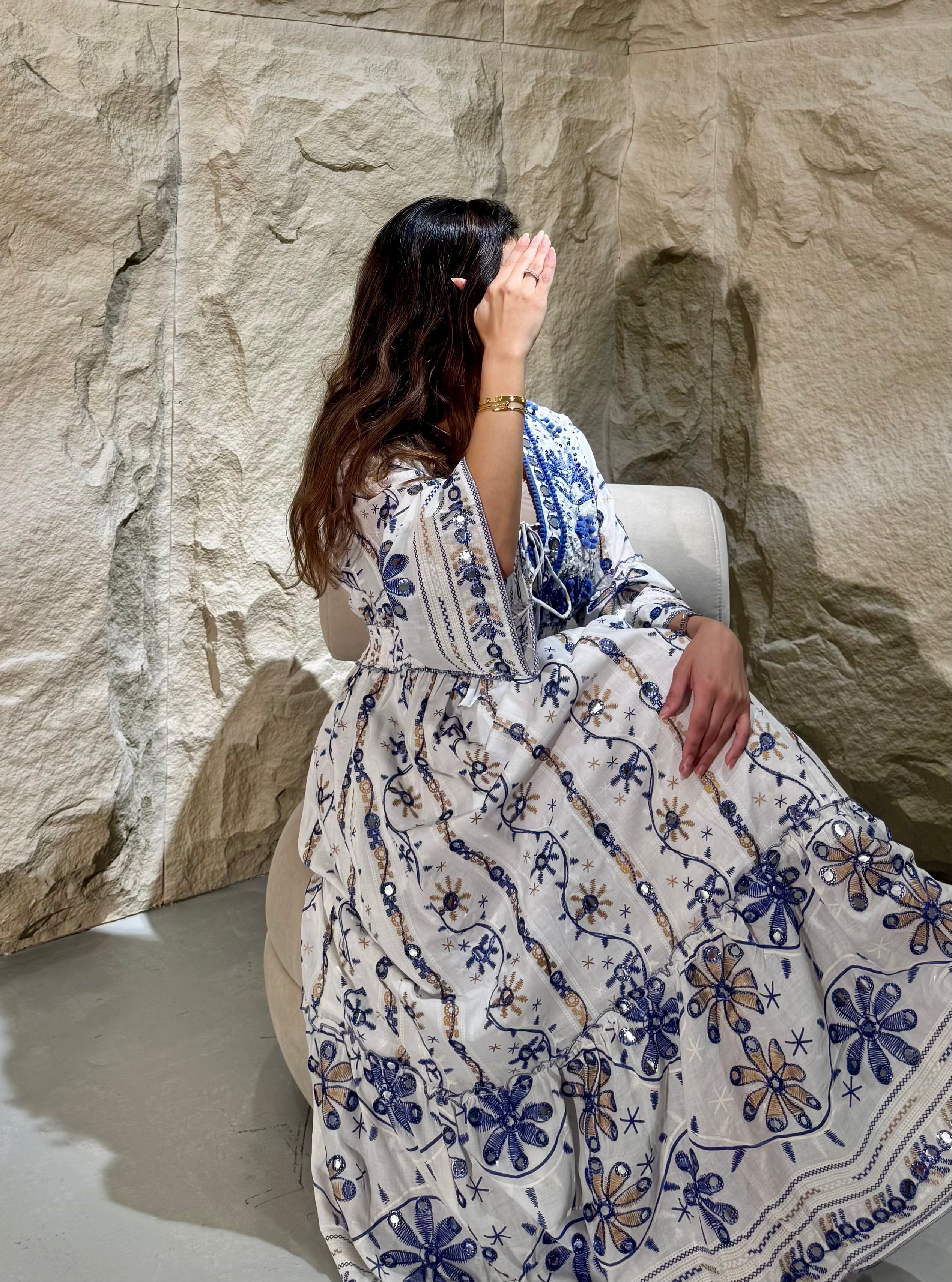 Blue occean dress - ROXO