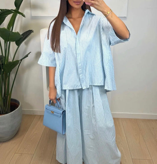 Blue stripes set - ROXO