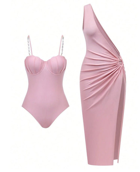 Blush shell Swimsuit Set - ROXO