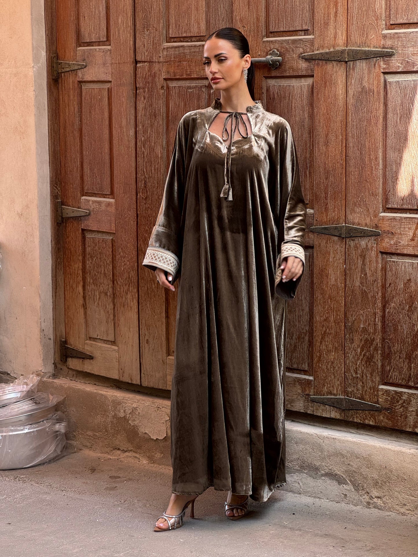 Classic French Silk velvet kaftan 1 - ROXO