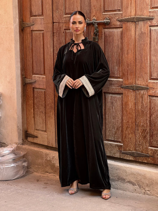 Classic French Silk velvet kaftan 3 - ROXO