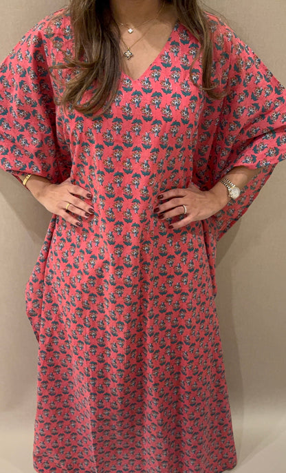 Cotton kaftan k design 05 - ROXO