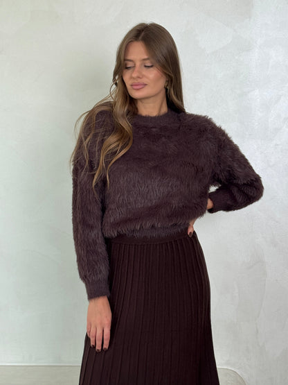 Cozy Brown Sweater - ROXO