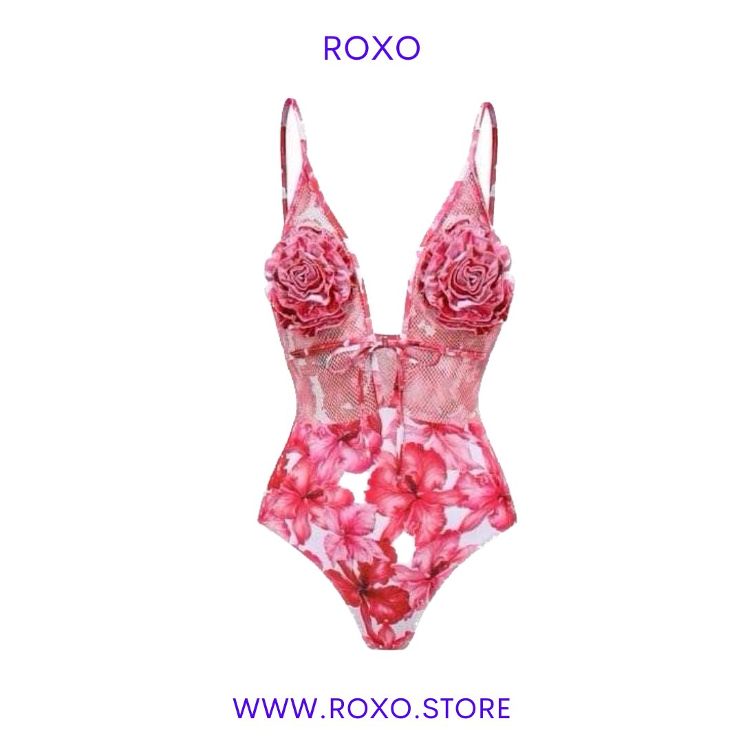 Fishnet Swimsuit Set - ROXO