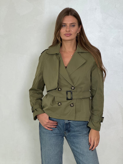 Khaki Trench Coat - ROXO
