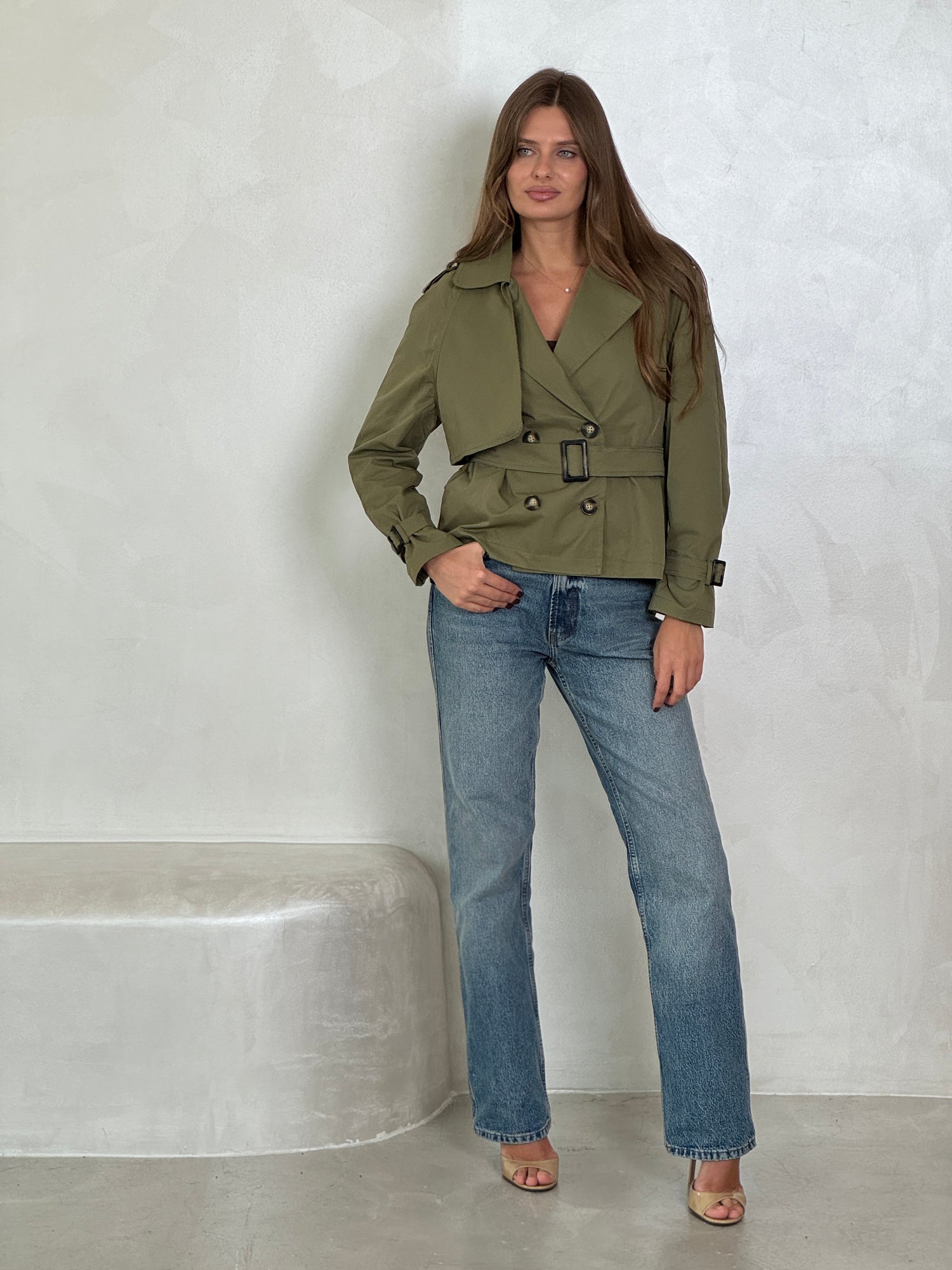 Khaki Trench Coat - ROXO