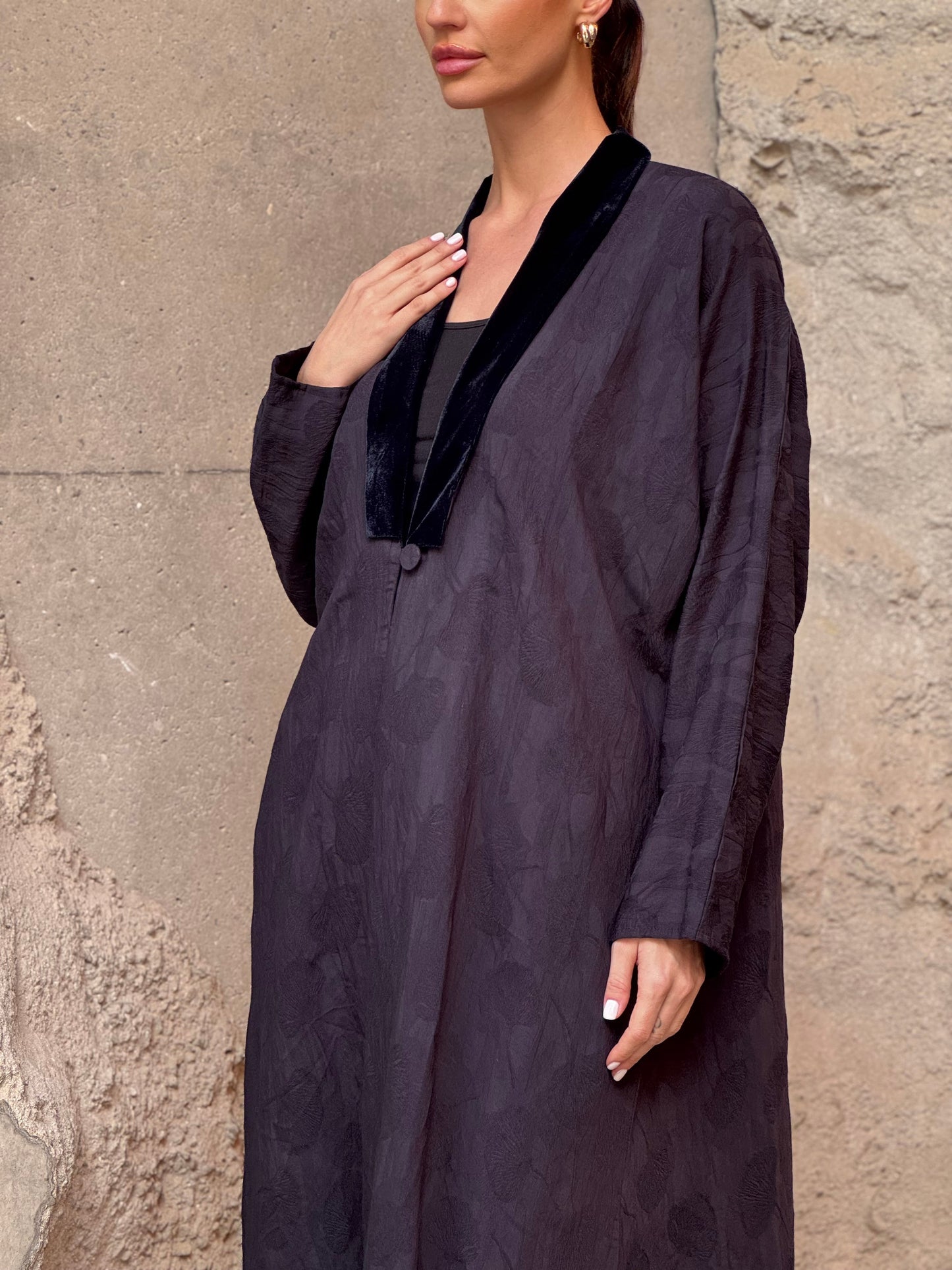 Lily Blazer Abaya 1 - ROXO