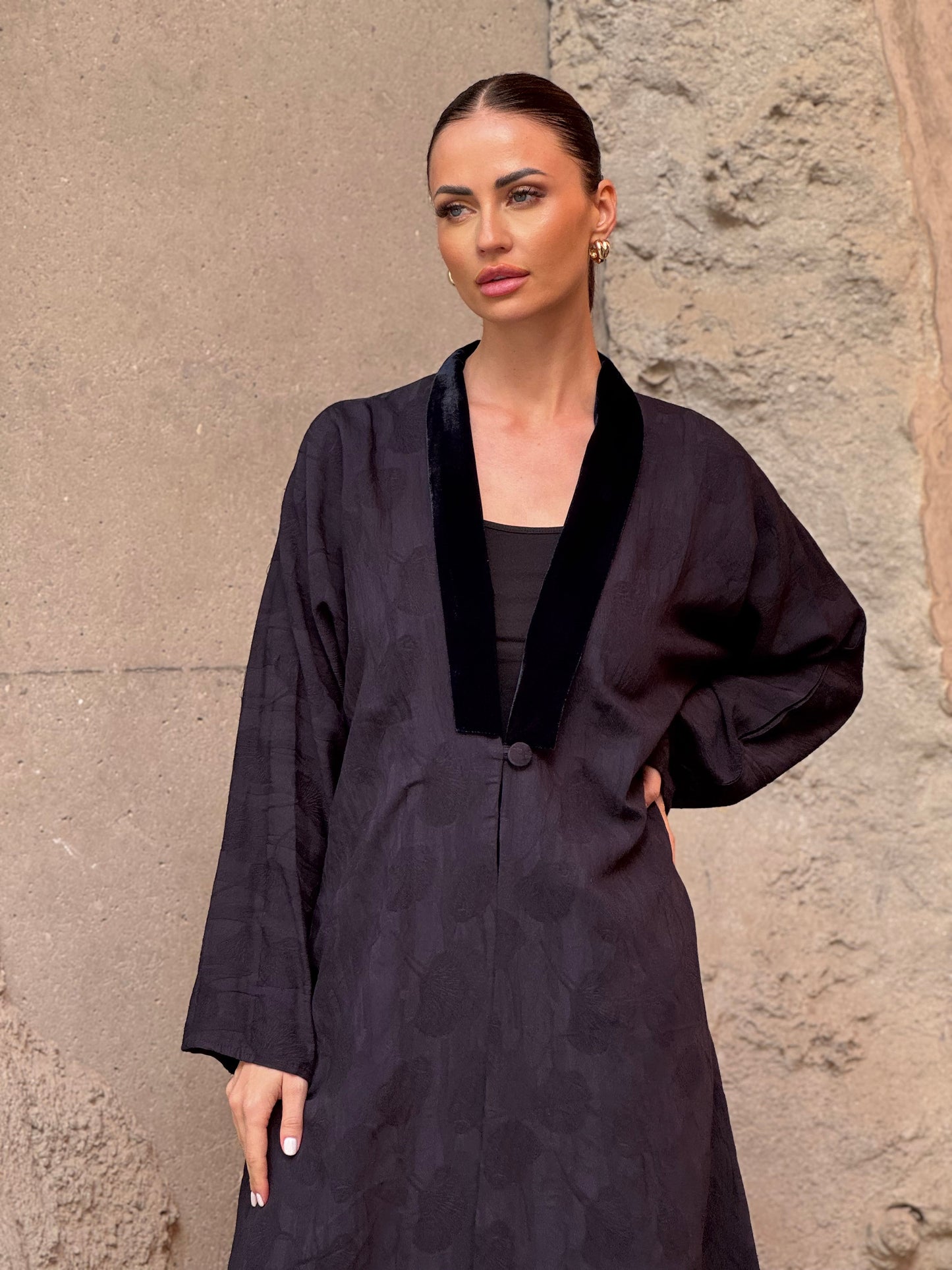 Lily Blazer Abaya 1 - ROXO