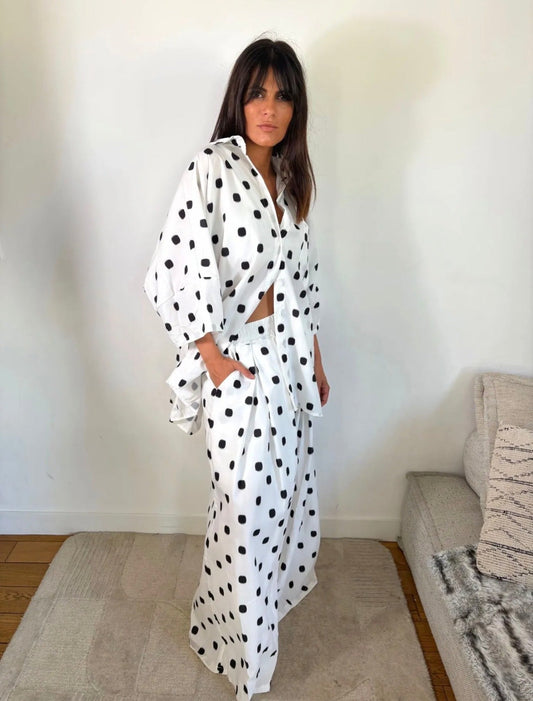 Polka dots set - ROXO