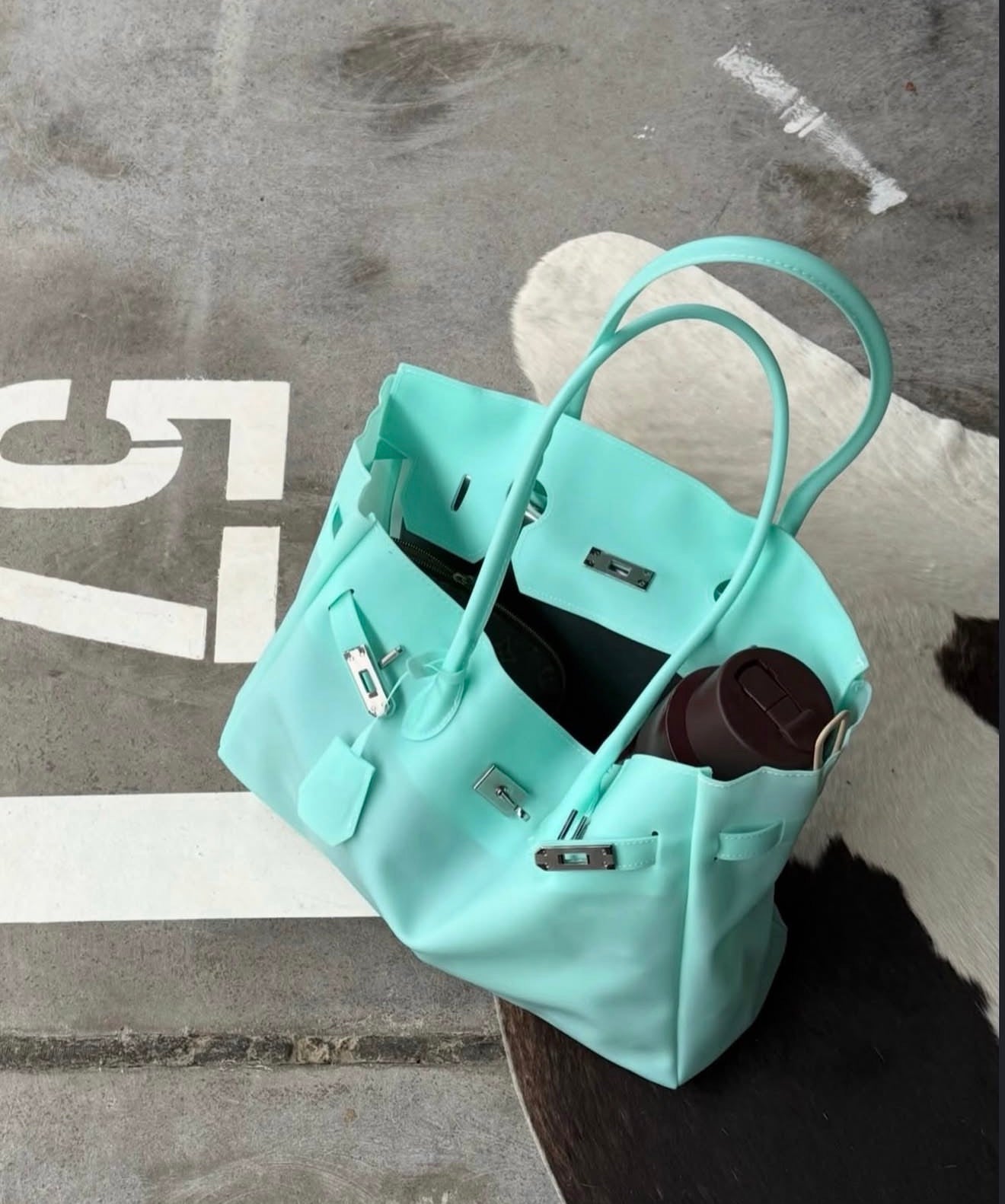 Pre-Order Aqua Jelly Firkin Bag - ROXO
