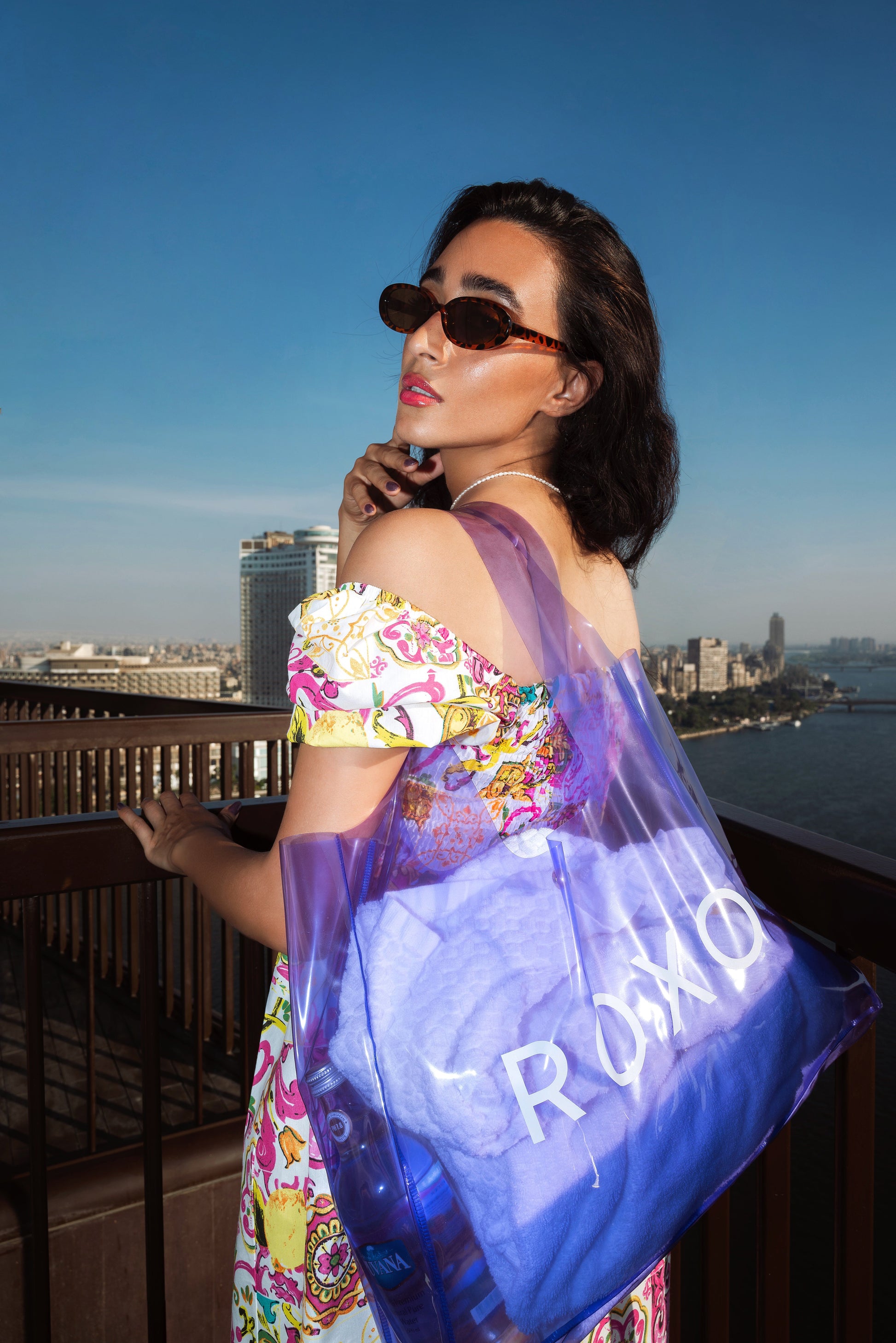 Purple Beach Bags - ROXO