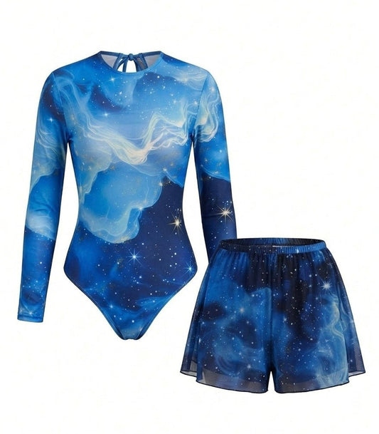 Space Swimsuit Set - ROXO