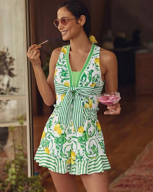 Tropical Swimsuit Set - ROXO