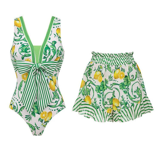 Tropical Swimsuit Set - ROXO